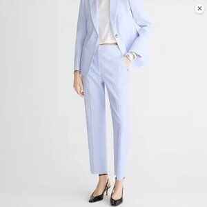 J. Crew linen blend pants. Size 8. Blue